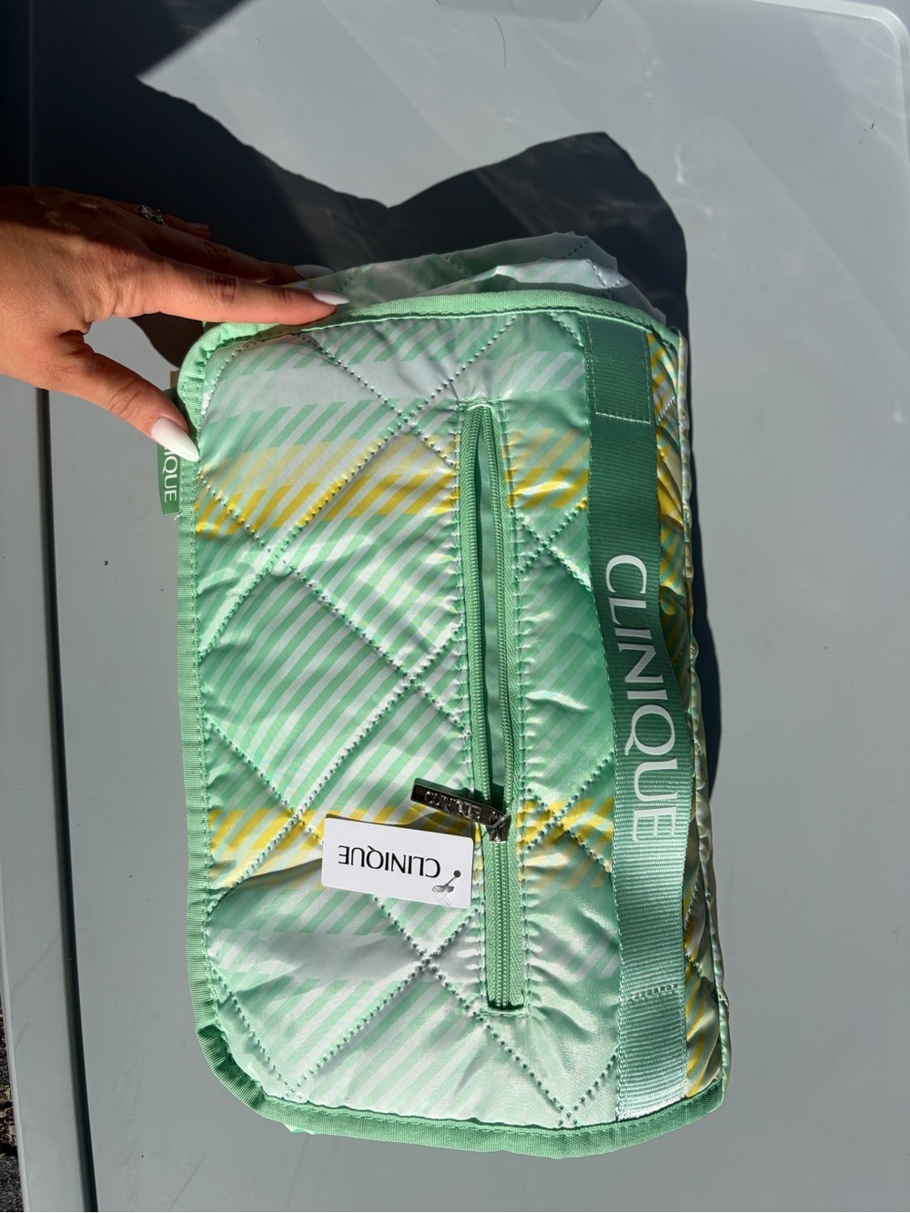 Limited edition, new with tags on Clinique picnic blanket